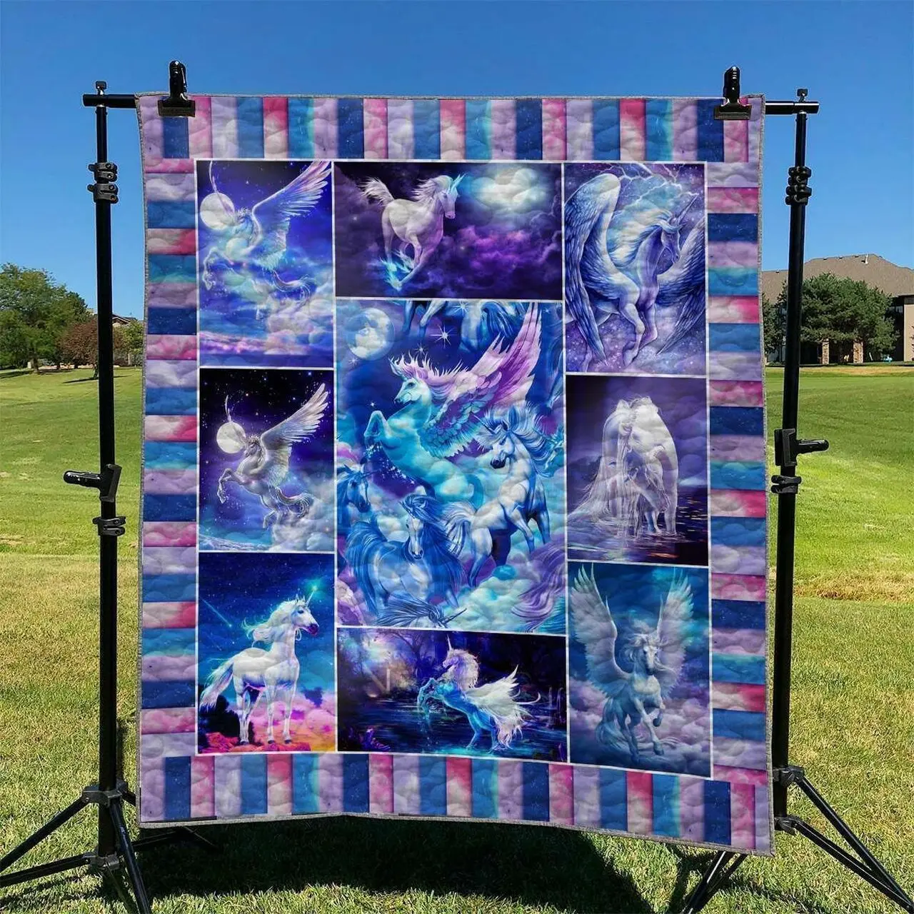 Dream Horse 01 DHCLD0909 Quilt Blanket and Home Decor
