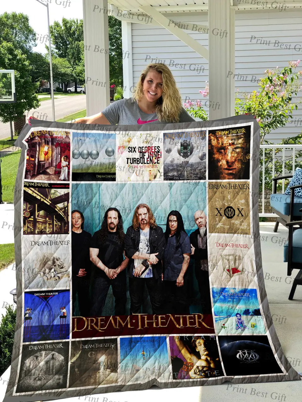 Dream Theater Albums Cover Poster Quilt and Home Decor