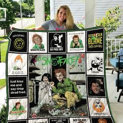 Drop Dead Fred Quilt Blanket Ver 17 1 and Home Decor
