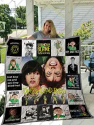 Drop Dead Fred T Shirt Quilt Blanket and Home Decor