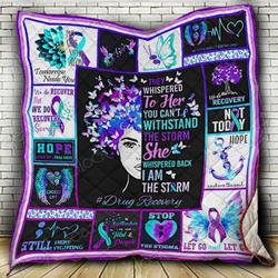 Drug Recovery Cl14100189Mdq Quilt Blanket and Home Decor