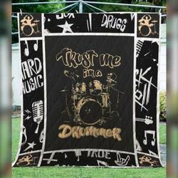 Drummer Clm1510053 Quilt Blanket and Home Decor