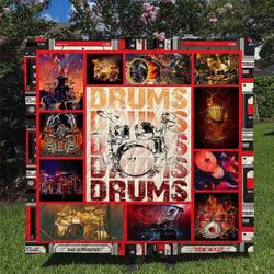 Drummer Quilt Blanket Dhc170120773Td and Home Decor