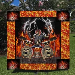 Drummer Quilt Blanket Dhc170120775Td and Home Decor