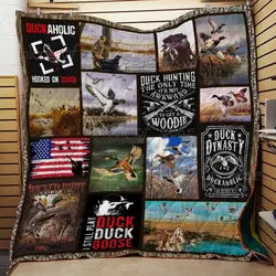 Duck Hunting Cl2100154Mdq Quilt Blanket and Home Decor