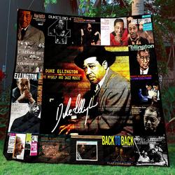 Duel Tml310704 Duke Ellington Quilt Blanket  Quilt and Home Decor