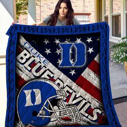 Duke Blue Quilt Blanket and Home Decor