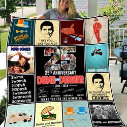 Dumb And Dumber H89  Quilt and Home Decor