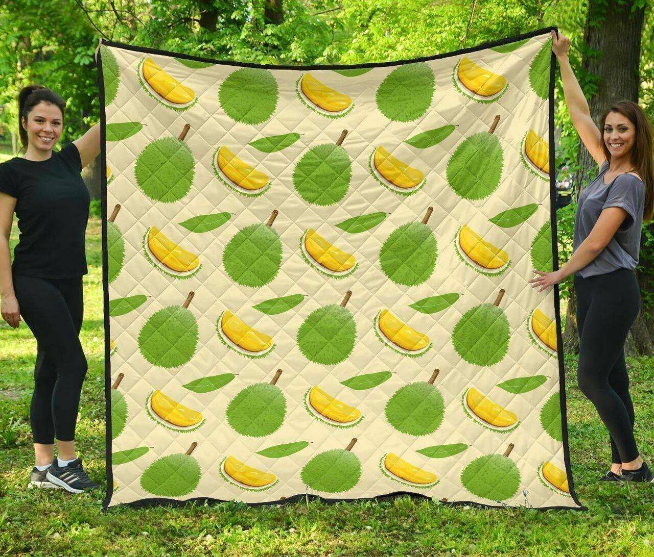 Durian Pattern DHCDHC DT1910 Quilt Blanket and Home Decor