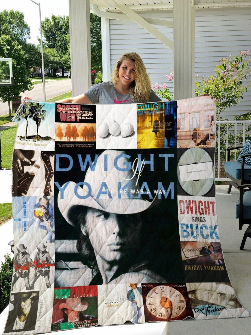 Dwight Yoakam Quilt Blanket For Fans Ver 17 and Home Decor