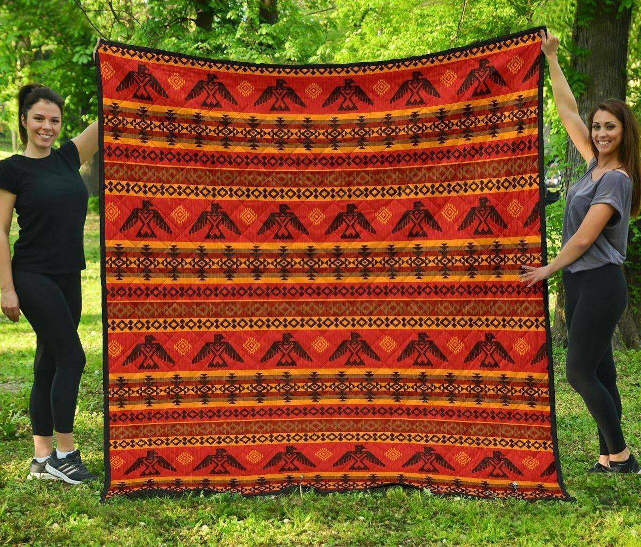Eagle Native American Cl12100242Mdq Quilt Blanket and Home Decor