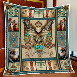 Eagle Native American Quilt Blanket and Home Decor