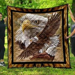 Eagle Quilt Blanket Dhc1001676Vt and Home Decor