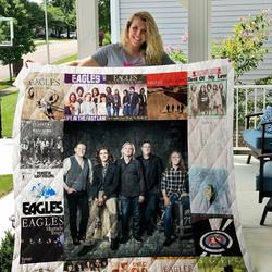 Eagles Quilt Blanket For Fans and Home Decor