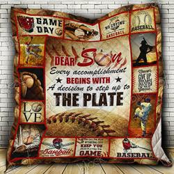 Eat Sleep Baseball Quilt Cd019  Quilt and Home Decor