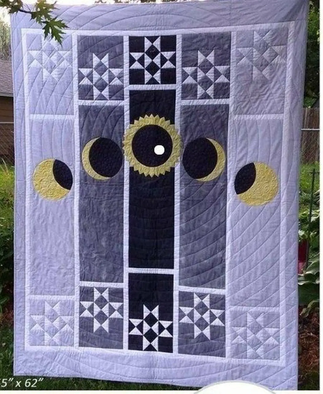 Eclipse Sky Cla1710147Q Quilt Blanket and Home Decor