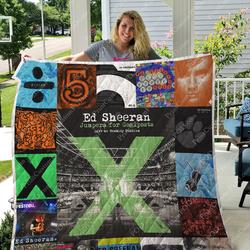 Ed Sheeran Albums Quilt Blanket For Fans Ver 17 and Home Decor