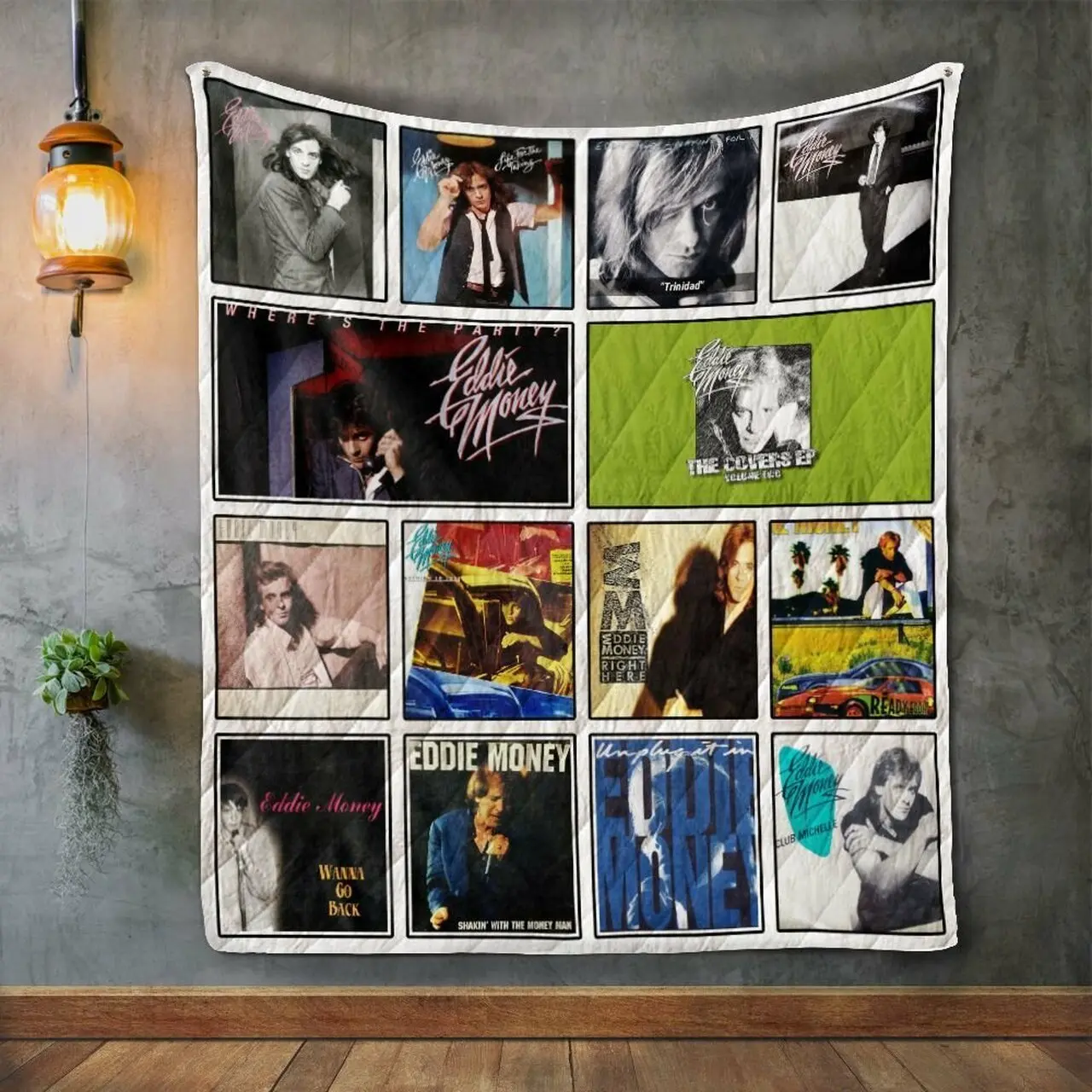 Eddie Money Album Covers Quilt Blanket and Home Decor