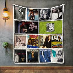 Eddie Money Album Covers Quilt Blanket and Home Decor