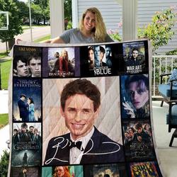 Eddie Redmayne Quilt Blanket 01 and Home Decor