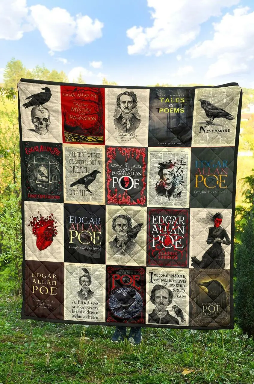 Edgar Allan Poe Quilt Quilt and Home Decor