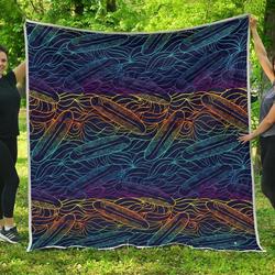 Edm Surfing Wave Cl17100266Mdq Quilt Blanket and Home Decor