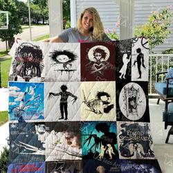 Edward Scissorhands Quilt Blanket 0570 and Home Decor