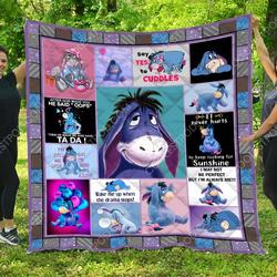 Eeyore  Quilt Blanket and Home Decor