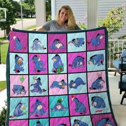 Eeyore Ver 01 All Season Plus Size Quilt Blanket and Home Decor