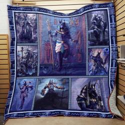Egypt Anubis Quilt Blanket ABC07112559 and Home Decor