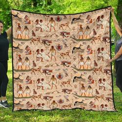 Egyptian Cl12100252Mdq Quilt Blanket and Home Decor
