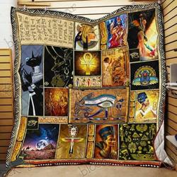 Egyptian Culture Art Cl18100238Mdq Quilt Blanket and Home Decor