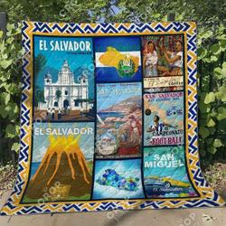 El Salvador Bi270624 Tbg Quilt Blanket and Home Decor
