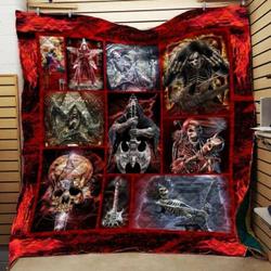 Electric Guitar Cla1610654Q Quilt Blanket and Home Decor