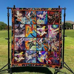 Electric Guitar DHCCNA0909 Quilt Blanket and Home Decor