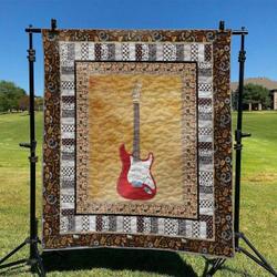 Electricguitar Hur Quilt ms and Home Decor