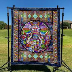 Elephant 7 DHCCNA0909 Quilt Blanket and Home Decor