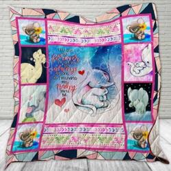 Elephant Cl22100170Mdq Quilt Blanket and Home Decor