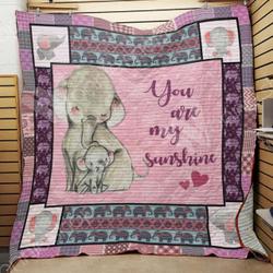 Elephant Cld190724 Quilt Blanket and Home Decor