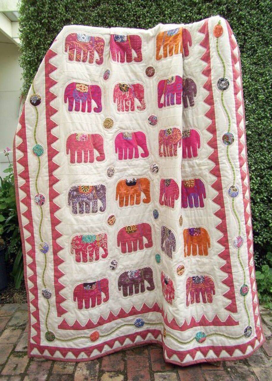 Elephant Clm1410036 Quilt Blanket and Home Decor