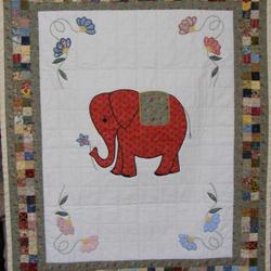 Elephant Clp0107052 Quilt Blanket and Home Decor
