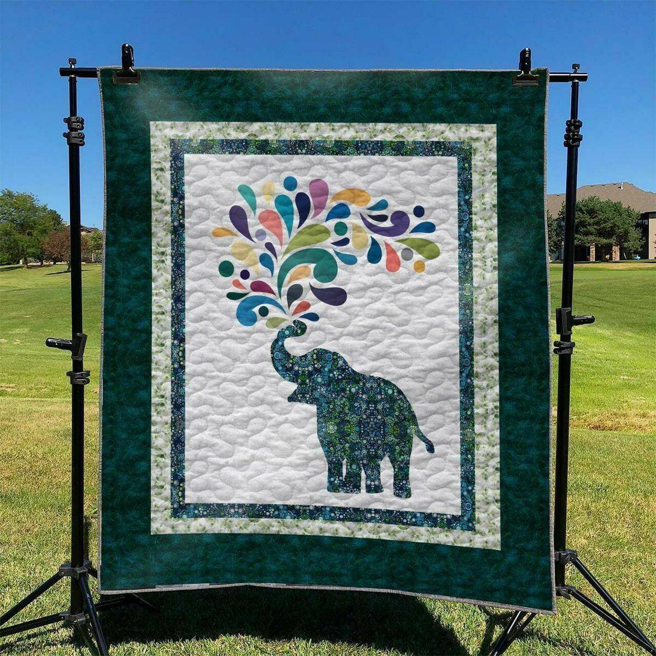 Elephant DHCKL0909 Quilt Blanket and Home Decor