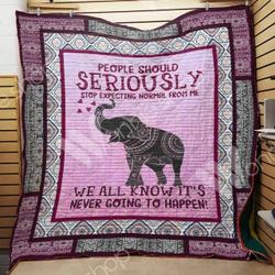 Elephant Ee Quilt Inkphf and Home Decor