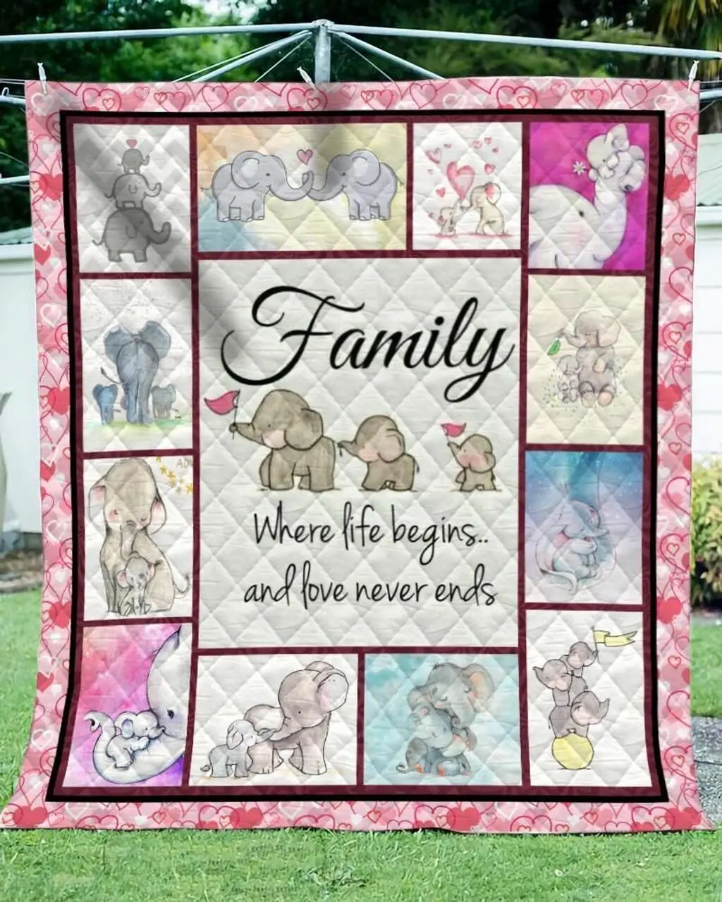 Elephant G Quilt Ub and Home Decor