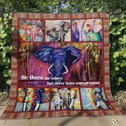 Elephant Hn160703 Quilt Blanket and Home Decor