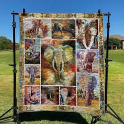 Elephant Hur Quilt Cysiay and Home Decor