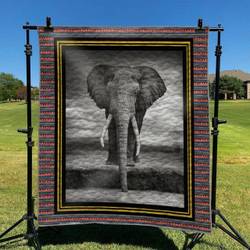 Elephant Hur Quilt iy and Home Decor