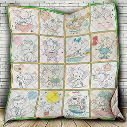 Elephant Hur Quilt on and Home Decor