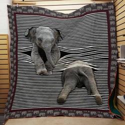 Elephant Let Find Me Quilt Blanket Dhc0201201276Td and Home Decor