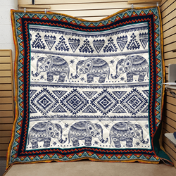 Elephant Mandala Quilt Ezc and Home Decor